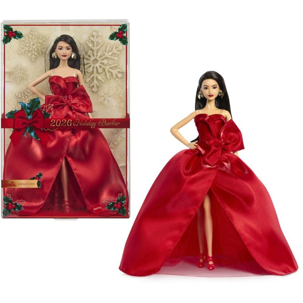 Barbie Signature 2026 Holiday Barbie, Asian  COLLECTIBLES